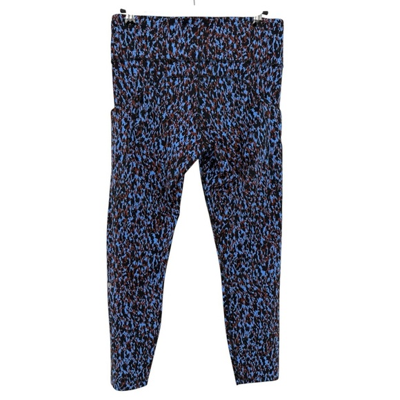 Lululemon Fast and Free High-Rise Tight 25" Leopard Camo Blue Nile Multi Size 10 - Picture 4 of 12
